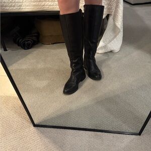 Franco Sarto Black Over the Knee Boots